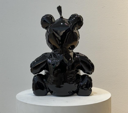 It's Not a Teddy Bear, It's Just a Plastic Bag - Black by Carlos Villabon