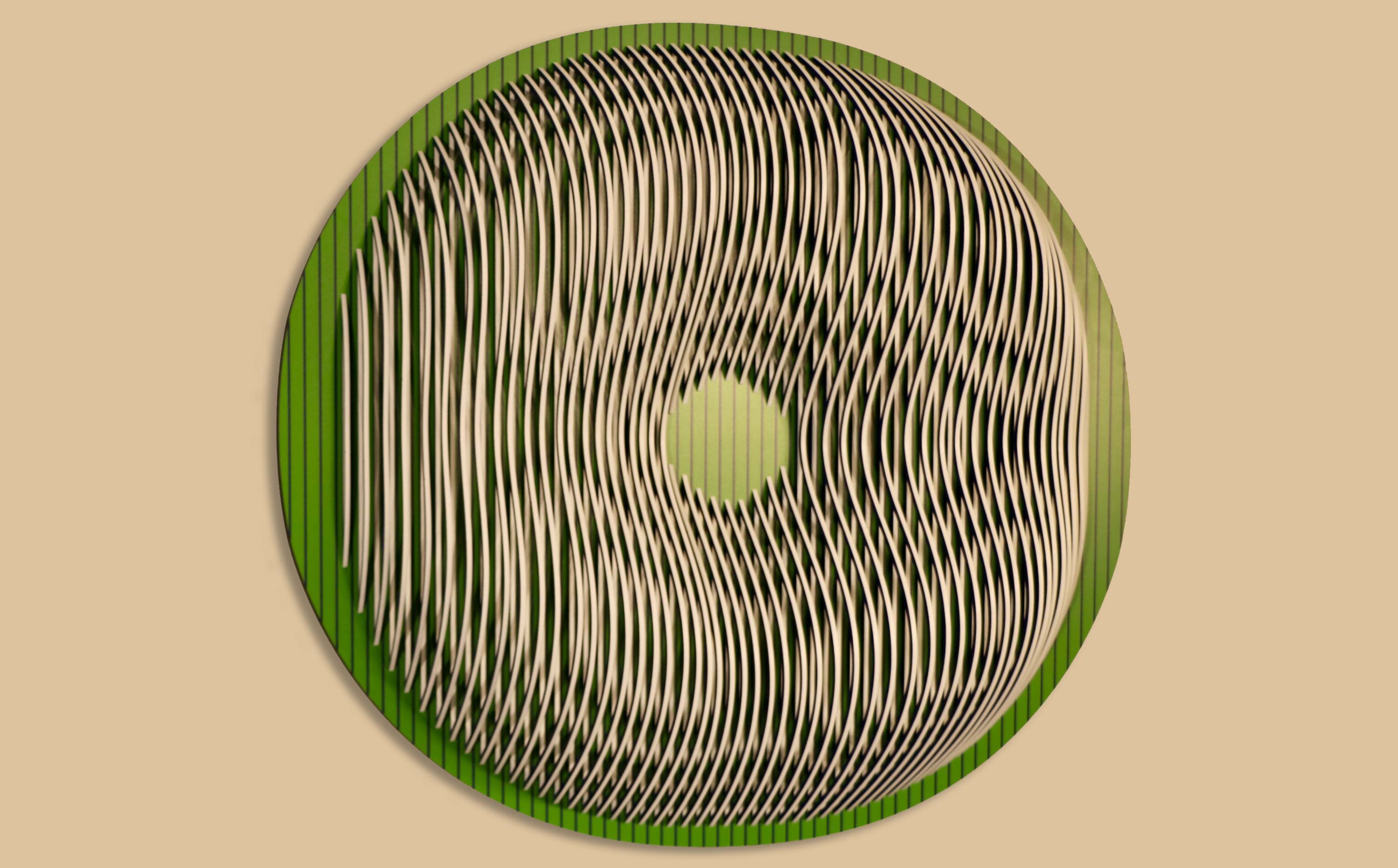 Donut - Green by Adriana Dorta