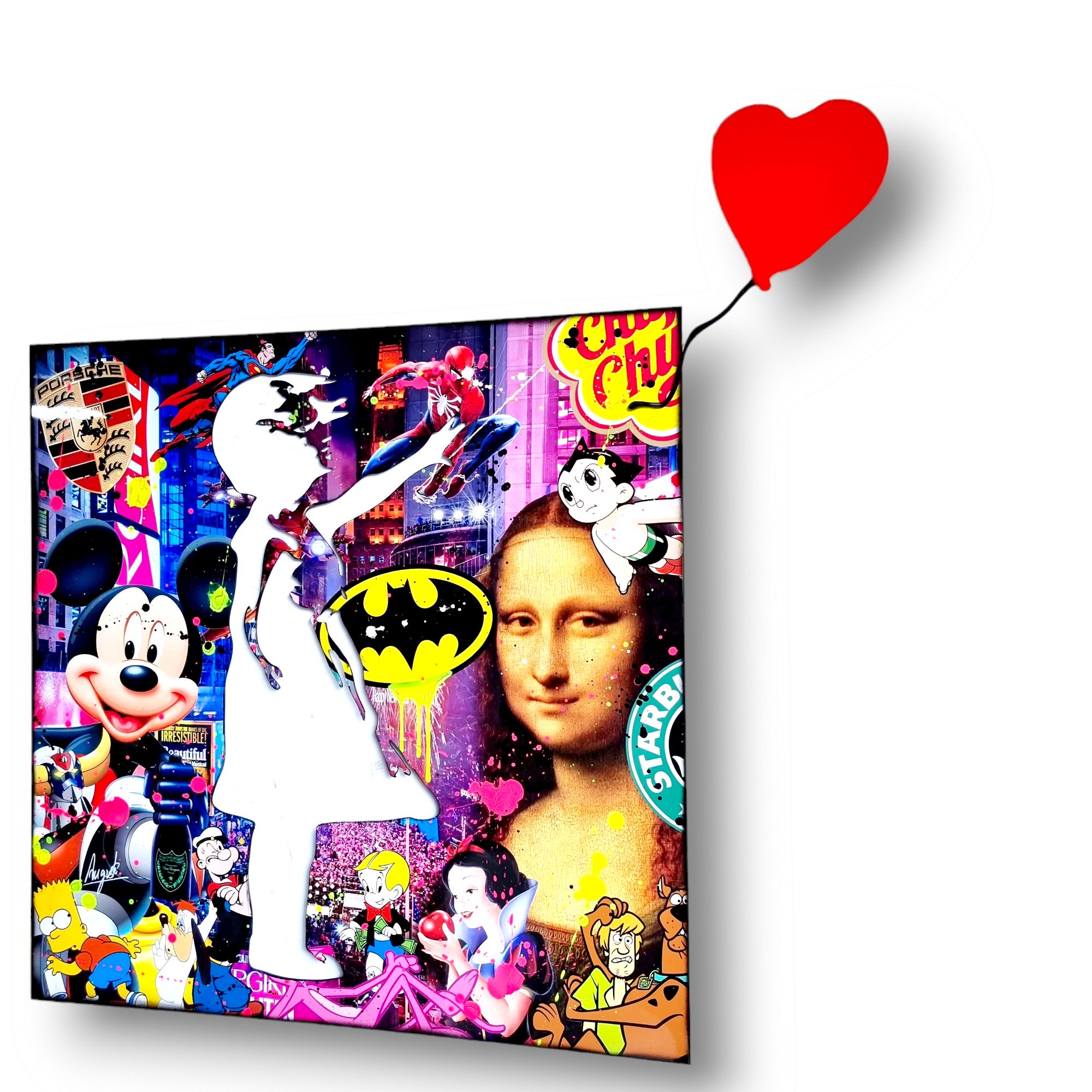 Mona Lisa Where is My Balloon?